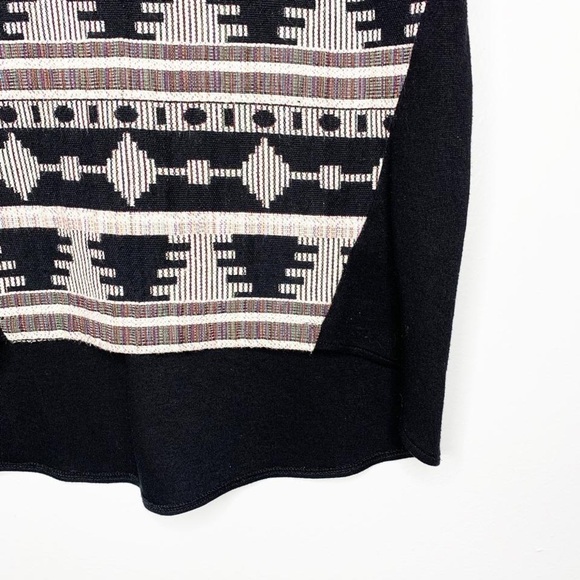 Euc Anthropologie Sunday In Brooklyn Ellery Geo Aztec Short Sleeve Blouse Size S - Picture 6 of 8